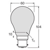 Żarówka LED A60 B22d 11W = 100W 1521lm 4000K Neutralna CRI90 300° Filament Ściemnialna SUPERSTAR PLUS CLASSIC Osram