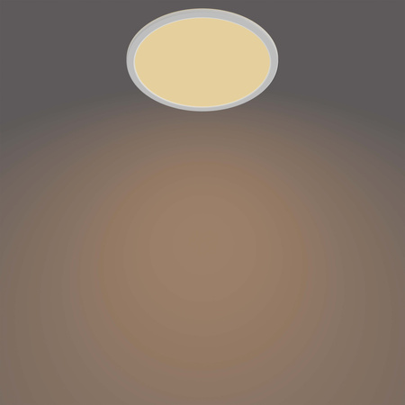 Lampa Sufitowa Plafon Łazienkowy LED 15W 1300lm 2700K IP44 SceneSwitch Biała Super Slim CL550 Bathroom Philips