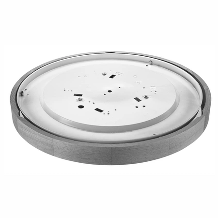 Plafon LED Lampa Sufitowa ANELLO 3xE27 Biała Drewniana Okrągła Szklana Klosz LD.PD-8.3 Lamkur