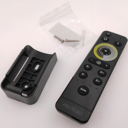 Pilot do taśm LED MONO / CCT / DIM 4 strefy Volta ProVero