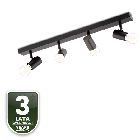 Lampa Sufitowa SPOT TUBA Reflektor Oprawa Halogenowa 4x E27 GLASA LUMILED