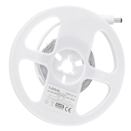 Taśma Pasek LED z Czujnikiem Ruchu i Zmierzchu 8.5W 1020lm 4000K Neutralna 220-240V Biała 2m Sanico Goldlux