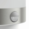 Kinkiet Ogrodowy Lampa Elewacyjna Zewnętrzna LED 6W 600lm 2700K z Czujnikiem Ruchu i Zmierzchu Srebrna IP44 Python Philips