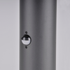 Lampa Ogrodowa LED Słupek E27 TUBA NISKA Grafit 44cm DALLAS GOLDLUX (Polux) Z Czujnikiem Ruchu I Zmierzchu