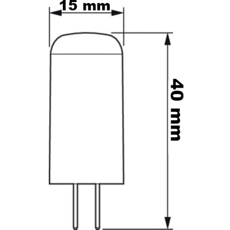 Żarówka LED G4 KAPSUŁKA 2,7W = 28W 315lm 2700K Ciepła 12V PHILIPS CorePro