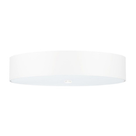 Lampa Sufitowa Plafon 5x E27 Oprawa Natynkowa Geometryczna Biała Minimalistyczna Skala Sollux