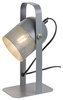 Lampa Stołowa Biurkowa Nocna Reflektor E14 Szary Klasyczny Ronnie Rabalux