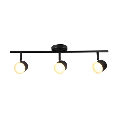 Lampa sufitowo-ścienna ruchoma regulowana 12,6W LED RAWI 3 czarny 3000K GOLDLUX (Polux)