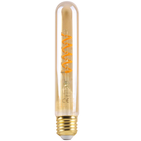 Żarówka LED E27 T30 3,6W = 20W 220lm 3000K Ciepła 320° Filament GOLDLUX (Polux) Dekoracyjna