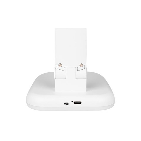 Lampka Biurkowa Stołowa Regulowana Nocna ALMA LED 12W 960lm CCT + RGB Ściemnialna Biała MasterLED