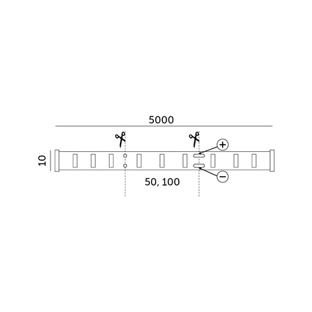 Taśma Pasek LED 7.2W RGB 5050LED 12V 5m Tramo Kobi