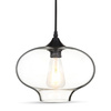 Lampa Wisząca Oprawa E27 Szklany klosz przezroczysty D:280 VT-7229 V-TAC