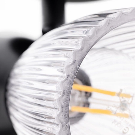 Lampa Ścienna Kinkiet BEST Czarna 1xE14 Milagro