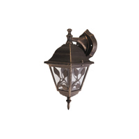 Lampa Ogrodowa Zewnętrzna Kinkiet Elewacyjny LED E27 IP44 Złoty Klasyczny Haga Rabalux