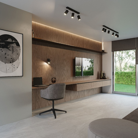 Lampa Sufitowa Oprawa Natynkowa SPOT TUBA Reflektor 2x GU10 Tubularna Czarna Nowoczesna Ring Sollux