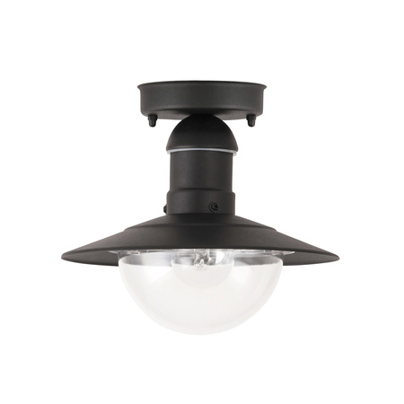 Lampa Sufitowa Ogrodowa Zewnętrzna E27 IP44 Czarny Industrialny Oslo Rabalux