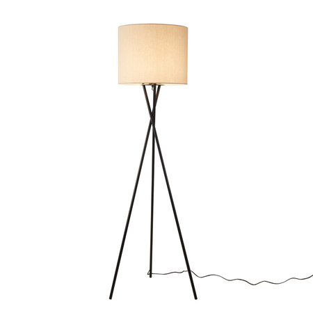 Lampa Podłogowa Stojąca Dekoracyjna E27 Beżowy Tekla Sanico Goldlux