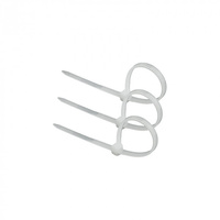Opaski Zaciskowe Kablowe 3.6x100 mm Białe TRYTYTKI TRYTKI ZIPERKI PREMIUM OKP-36100B .MORE 100 szt.