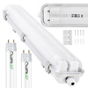 Oprawa Hermetyczna Pyłoszczelna 60cm 2xT8 G13 IP65 +2x Świetlówki LED 9W 4000K Lumiled