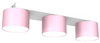Lampa Sufitowa DIXIE Różowa Biała 3xGX53 Listwa Milagro
