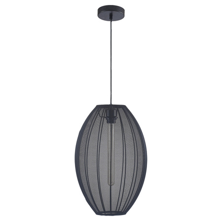 Lampa Sufitowa Wisząca Zwis E27 Czarna JAPANDI Sanico Goldlux