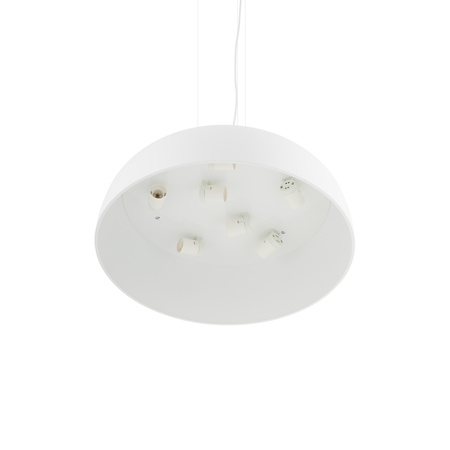 Lampa Sufitowa Wisząca 7x E27 Biała Nowoczesna SATELLITE M 11233 Nowodvorski