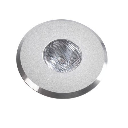 Oprawa sufitowa podtynkowa LED HAXA 1.2W 110lm 3000K Ciepła Aluminium KANLUX