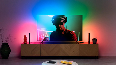 2x Lampa LED Biurkowa Gamingowa RGBIC Gradient 30cm Light Bar Inteligentna SMART WiFi Bluetooth Aplikacja WiZ