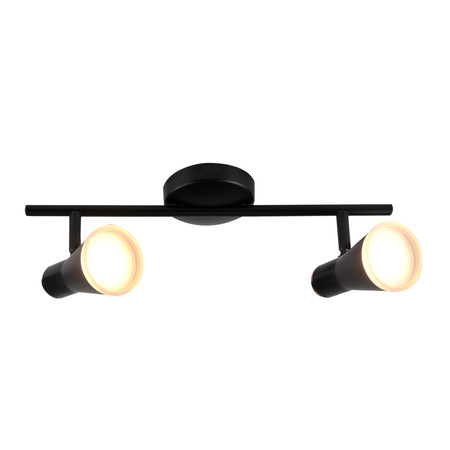 Lampa sufitowo-ścienna ruchoma regulowana 8,4W LED BERG 2 czarny 3000K GOLDLUX (Polux)