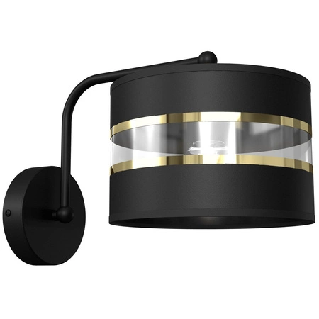 Lampa Ścienna Kinkiet ULTIMO Czarna 1xE27 Milagro