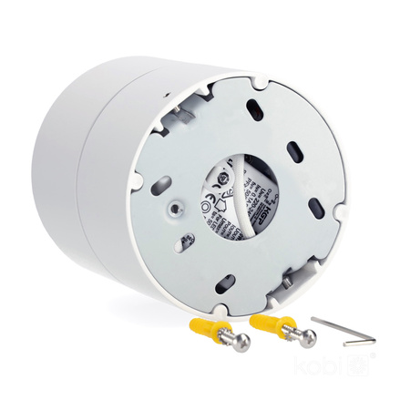 Oprawa Sufitowa Reflektor Regulowany LED 9W 550lm 3000K Ciepła Ściemnialna CRI90 Biała Lahti Kobi