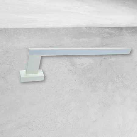 Kinkiet SHINE prostokąt biały 11W LED IP44 Metal i tworzywo Milagro