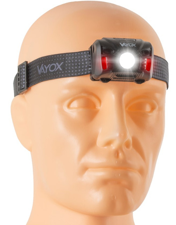 Latarka Czołowa LED Akumulatorowa z czujnikiem ruchu XM-L Q5 3W VA0020 VAYOX