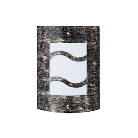 Lampa Ogrodowa Zewnętrzna Kinkiet Elewacyjny LED E27 IP44 Złoty Nowoczesny Denver 4 Rabalux
