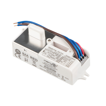 Mikrofalowy Czujnik Ruchu 6m Natynkowy Prostokątny Biały MAH Kanlux