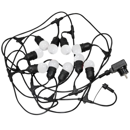 Girlanda Ogrodowa Łańcuch Świetlny Party 5,6m 10xE27 mleczny 6W GOLDLUX (Polux)