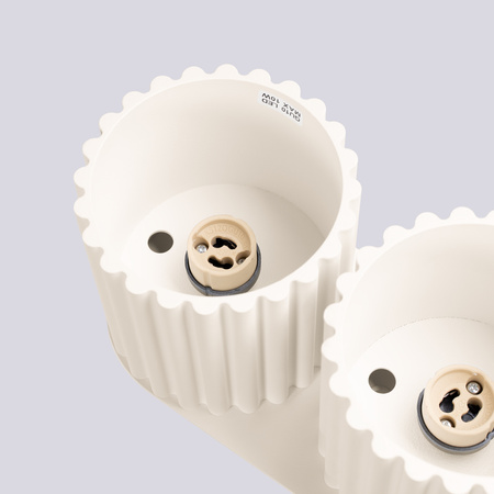 Oprawa Natynkowa 2x GU10 Aluminiowa Beżowy Aura Deep Space SL.1790 Sollux