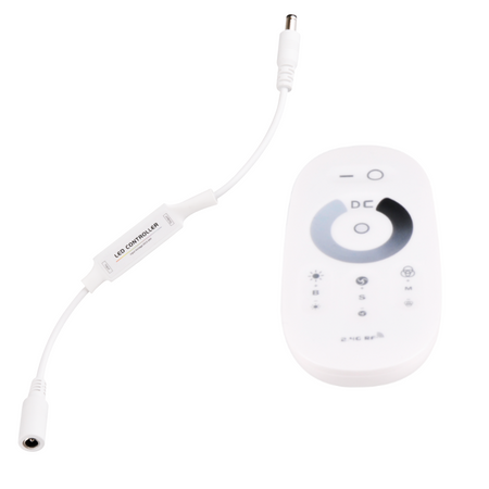 Pilot + Sterownik do Taśm Pasków LED Mono 2 Pin Pilot Sanico Goldlux