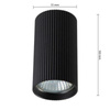 Oprawa Natynkowa Halogenowa Tuba Reflektor Spot GU10 Okrągła Czarna Lucerno Masterled
