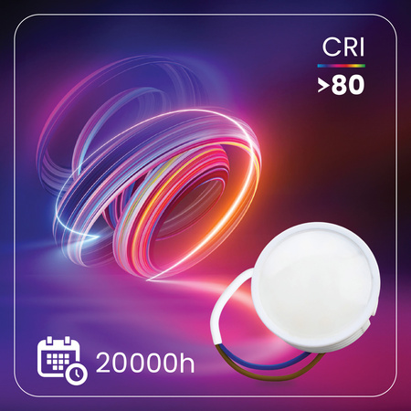 10x Wkład do Opraw LED Żarówka Moduł INSERT Reflektor 5W = 35W 470lm 4000K Neutralna 120° LUMILED