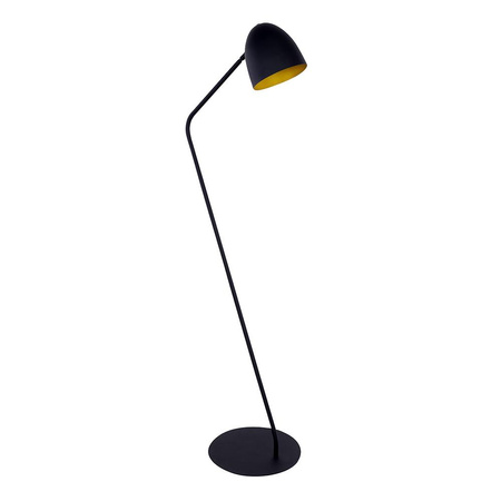 Lampa Podłogowa Stojąca SOHO BLACK Czarno-Złota Loftowa 150 cm E27 5037 TK Lighting