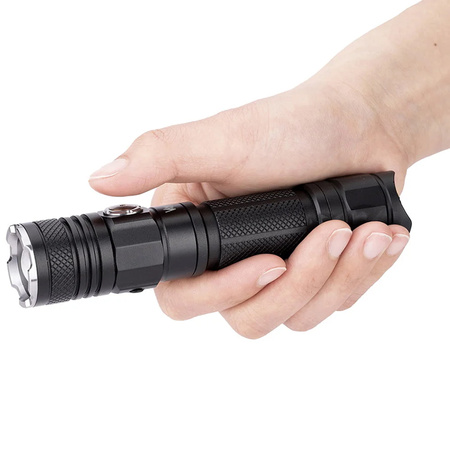 Latarka Taktyczna LED Ręczna Mocna IP44 10W 1200lm Professional VAYOX