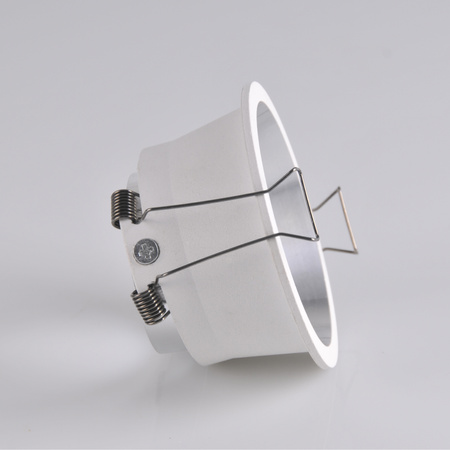 Oprawa Podtynkowa Okrągła Ruchoma KOLDING Biało - Srebrna MR16 GOLDLUX (Polux)