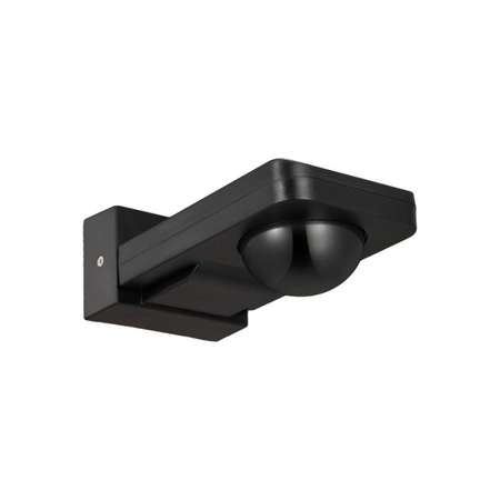 Czujnik Ruchu i Zmierzchu PIR IP44 Natynkowy Czarny 20m 360° CP Ecolight