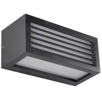 Lampa Ogrodowa Kinkiet Elewacyjny OSAKA E27 IP54 Czarna GOLDLUX (Polux)