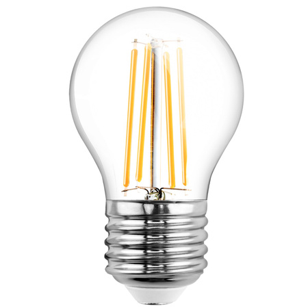 Żarówka LED KULKA FILAMENT E27 4W = 40W 2700K Ciepła Ściemnialna 3-STEP Kobi