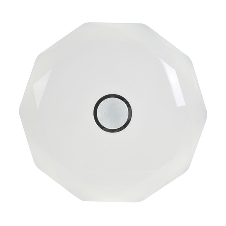 Plafon LED Oprawa Sufitowa 80W 9200lm CCT 120° Biała Pilot Ściemnialna Diamond Sanico Goldlux