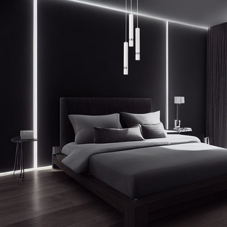 Lampa Wisząca Sufitowa JOKER Biała Chrom 3xGU10 Milagro