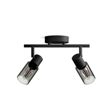 Lampa Sufitowa Reflektor 2x E14 Czarna Palms Philips