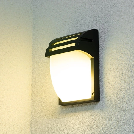 Lampa Ogrodowa Kinkiet Elewacyjny KALIO E27 IP54 Czarna